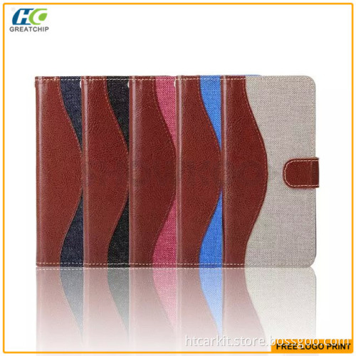 For samsung galaxy note 5 jeans leather case cowboy design Mobile phone case For Galaxy note 5 cover